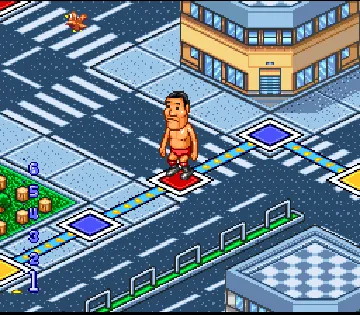 Zen-Nihon Pro Wres - Fight da Pon! (Japan) screen shot game playing